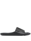 Kenzo Flats In Black Rubber/plasic In Black
