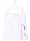 Givenchy Teen Logo Drawstring Skirt In White