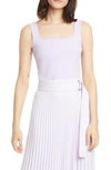 A.l.c Jordana Sweetheart Knit Crop Top In Chuckoo