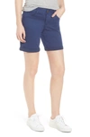 Wit & Wisdom Ab-solution Stretch Twill Shorts In Coastal Blue