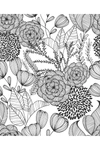 Wallpops Black Secret Garden Peel & Stick Wallpaper In Black