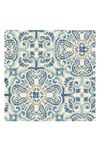 Wallpops ! Blue Florentine Tile Peel & Stick Vinyl Wallpaper
