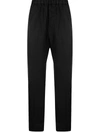 JIL SANDER CROPPED STRAIGHT-LEG TROUSERS