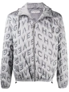 GIVENCHY LOGO-PRINT HOODED JACKET