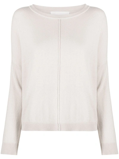 8pm Fine Knit Dropped Shoulder Jumper In Neutrals