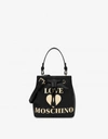 LOVE MOSCHINO PADDED HEART BUCKET BAG