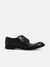 DOLCE & GABBANA BLACK MICHELANGELO DERBY SHOES