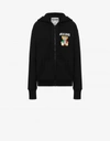 MOSCHINO ITALIAN TEDDY BEAR SWEATSHIRT WITH ZIP