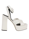 GIUSEPPE ZANOTTI GIUSEPPE ZANOTTI SINUOSA 120 SANDALS IN WHITE