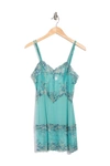 Wacoal Embrace Lace & Mesh Chemise In Bristol Blue Multi