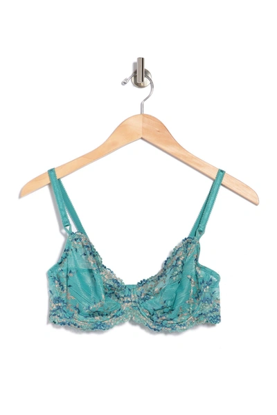 Wacoal Lace Underwire Bra In Bristol Blue Multi