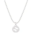 GUCCI GG STERLING SILVER NECKLACE,P00526708