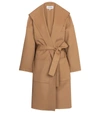 LOEWE BELTED WOOL AND CASHMERE COAT,P00531738