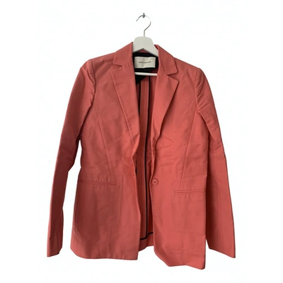 Pre-owned Cã©dric Charlier Pink Cotton Jacket