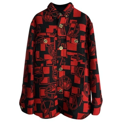 Pre-owned Versace Red Wool Shirts