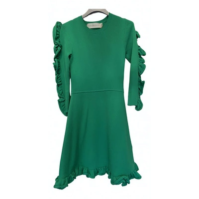 Pre-owned Victoria Victoria Beckham Mid-length Dress In Green