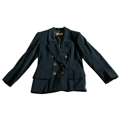 Pre-owned Saint Laurent Wool Suit Jacket In Green