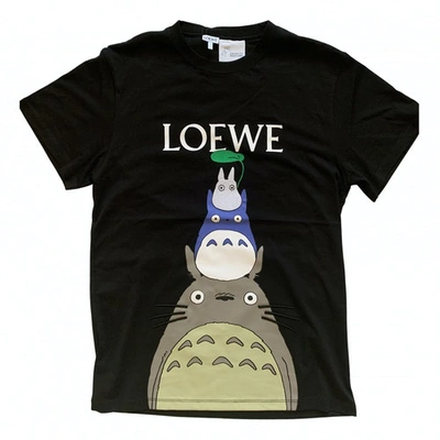 Pre-owned Loewe Black Cotton T-shirts