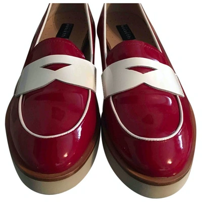 Pre-owned Fratelli Rossetti Red Leather Flats