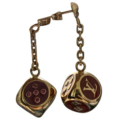 Pre-owned Louis Vuitton Multicolour Gold Plated Earrings