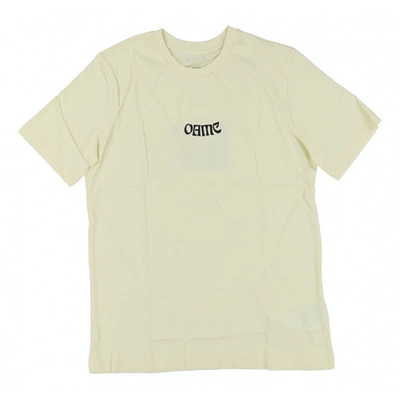 Pre-owned Oamc T-shirt In Yellow