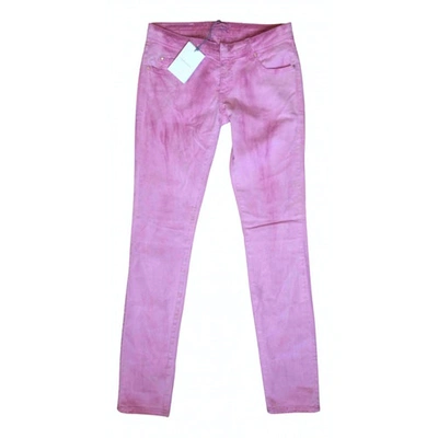 Pre-owned Pierre Balmain Trousers In Pink