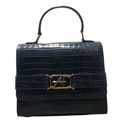 Pre-owned Alberta Ferretti Leather Bag In Blue