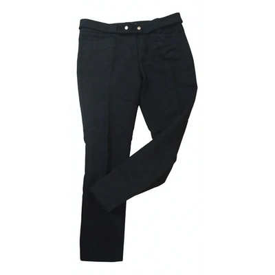 Pre-owned Ba&sh Trousers In Black