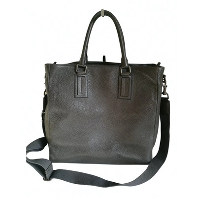 Pre-owned Dolce & Gabbana Leather Bag In Grey