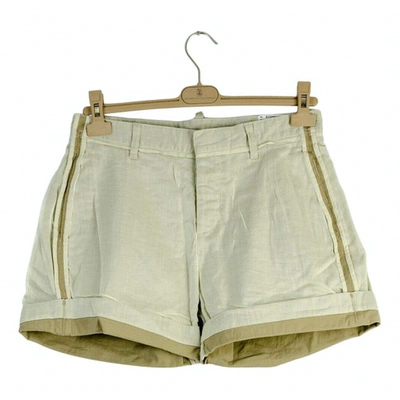 Pre-owned Dsquared2 Beige Cotton Shorts