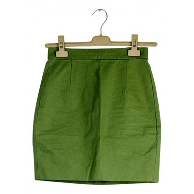 Pre-owned Dsquared2 Mini Skirt In Green