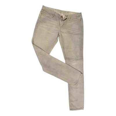 Pre-owned Allsaints Grey Cotton Jeans