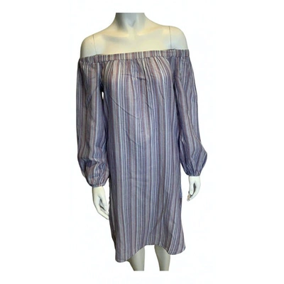 Pre-owned Bcbg Max Azria Mid-length Dress In Blue