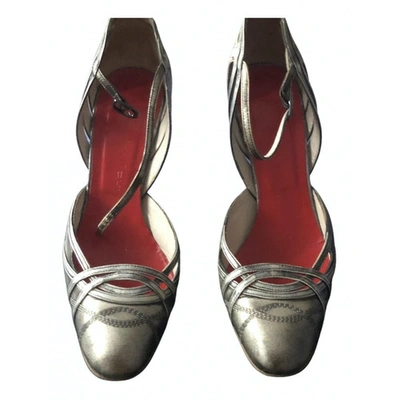 Pre-owned Barbara Bui Leather Heels In Silver