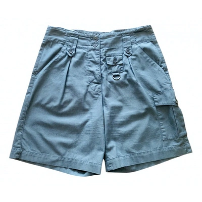 Pre-owned Iceberg Khaki Cotton Shorts