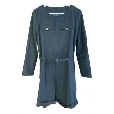 Pre-owned Apc Wool Jumpsuit In Black