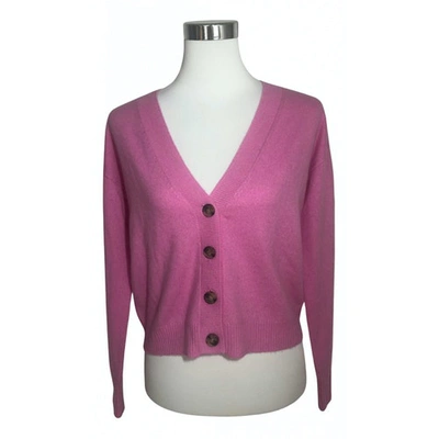 Pre-owned Intermix Cashmere Cardigan In Pink