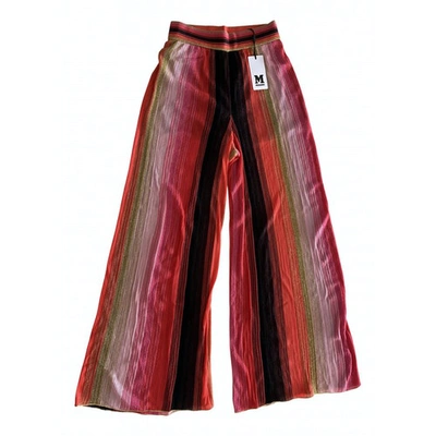 Pre-owned M Missoni Multicolour Trousers