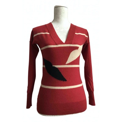 Pre-owned Sonia Rykiel Cashmere Jumper In Red