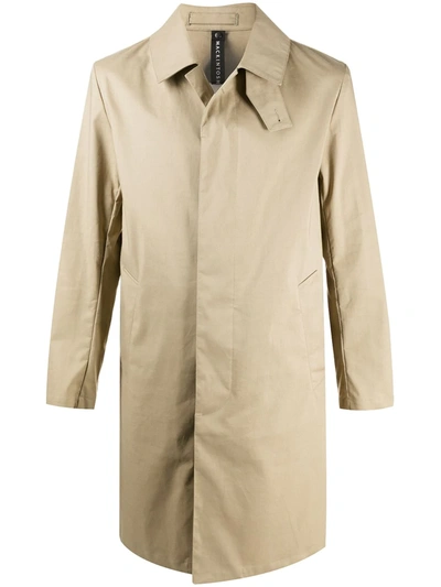 Mackintosh Cambridge Bonded Cotton Trench Coat In Neutrals
