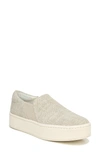 Vince Warren Slip-on Platform Sneaker In Off White