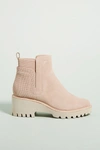 Dolce Vita Huey Suede Chelsea Boots In Pink