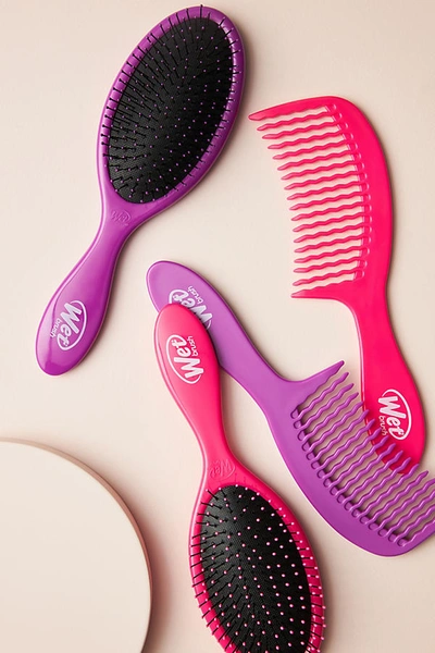 Wet Brush Detangling Comb In Purple
