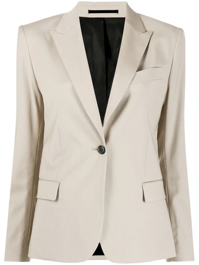 Filippa K Sasha Cool Wool Blazer In Neutrals