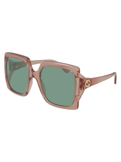 Gucci Gg0876s Sunglasses In Pink Pink Green