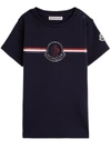 MONCLER JERSEY T-SHIRT WITH FRONT LOGO PRINT,11723093