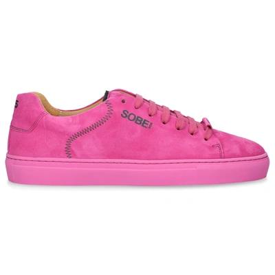 305 Sobe Low-top Sneakers + Snapback Cap  Familia Suede In Pink