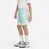 Nike Elite Super Big Kids' Basketball Shorts In Glacier Blue,tropical Twist,white,sunset Pulse