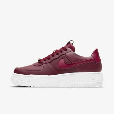 Nike Air Force 1 Pixel Women's Shoe In Team Red,team Red,white,team Red