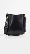 Isabel Marant Oskan New Hobo Bag In Black